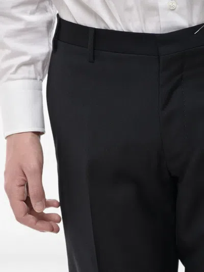 Corneliani Belt-loop Tailored Trousers In 블루