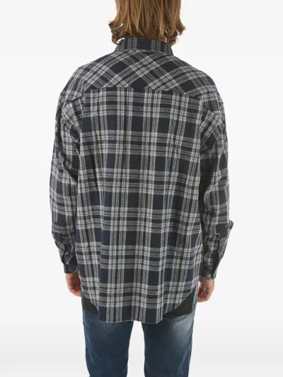 Samsoe & Samsoe Checked Italian-collar Shirt In Multi