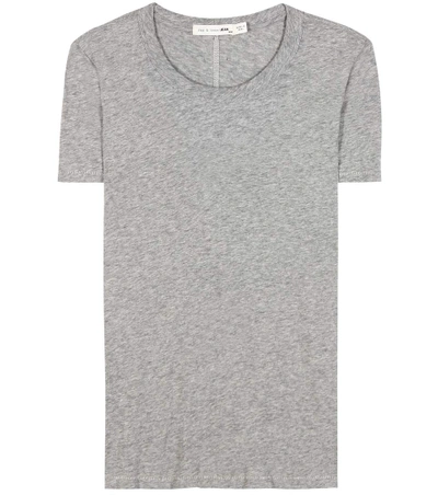 Shop Rag & Bone Tee Cotton T-shirt In Heather Grey