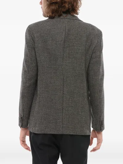 Corneliani Nino Danieli Checked Blazer In 그레이