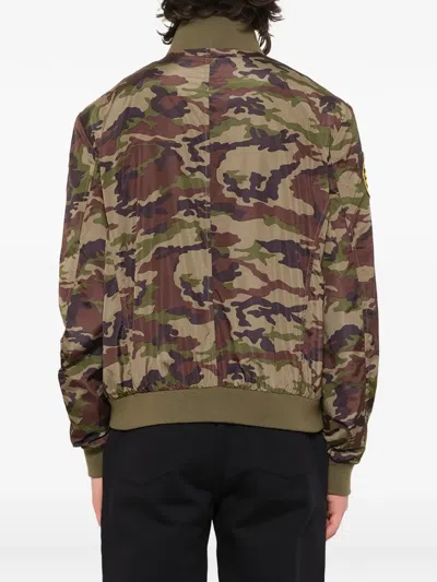 History Repeats Camouflage-print Patch-detail Jacket In Multi