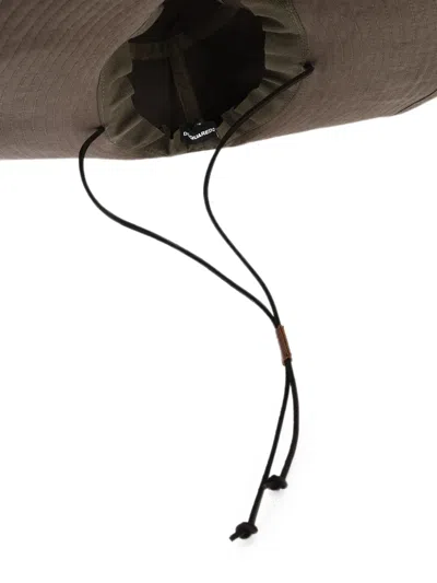 Dsquared2 Wide-brim Drawstring Floppy Hat In 그린