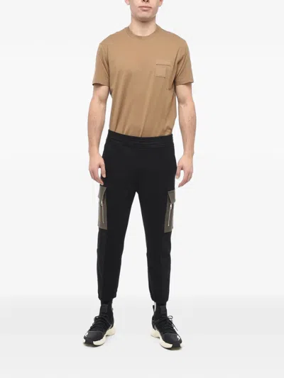 Neil Barrett Cargo-pocket Track Pants In Black