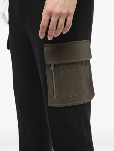 Neil Barrett Cargo-pocket Track Pants In Black