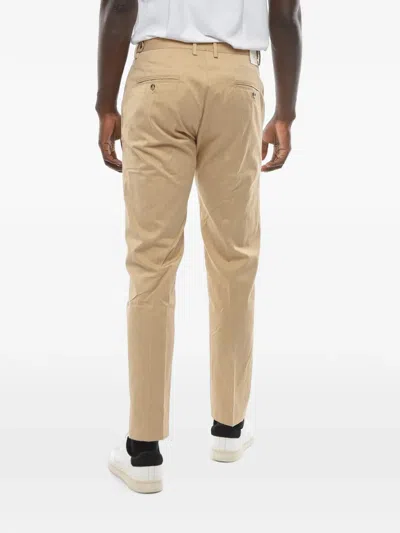 Cruna Belt-loop Trousers In Brown