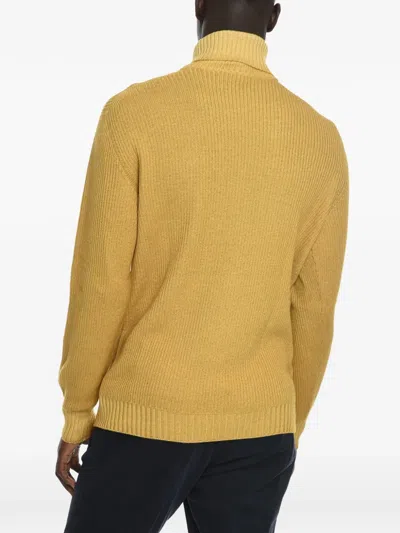Corneliani Turtleneck Sweater In Yellow