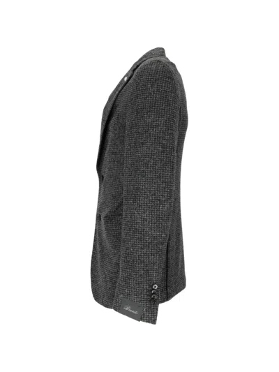 HOUNDSTOOTH-PATTERN SINGLE-BREASTED BLAZER