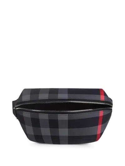 Burberry Check-pattern Belt Bag In Pink