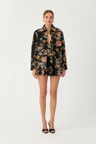 Sau Lee Miles Brocade Jacket In Multi