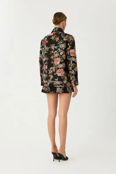 Sau Lee Miles Brocade Jacket In Multi