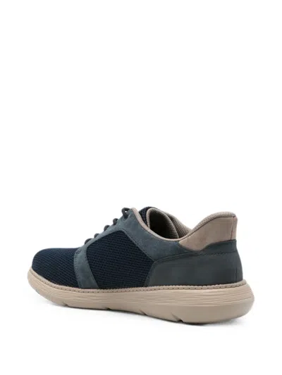 Bugatti Logo-patch Mesh-panel Sneakers In Blue