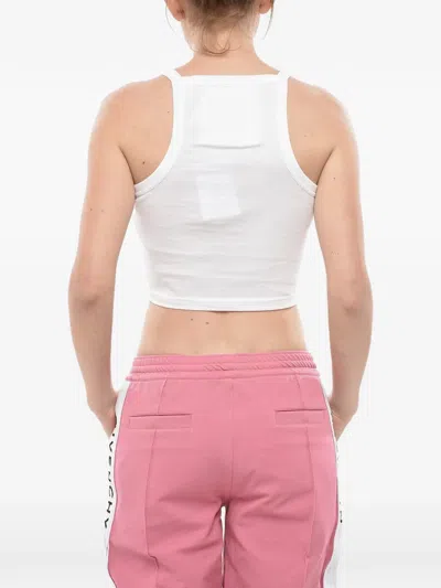 Givenchy Graphic-print Cropped Top In White