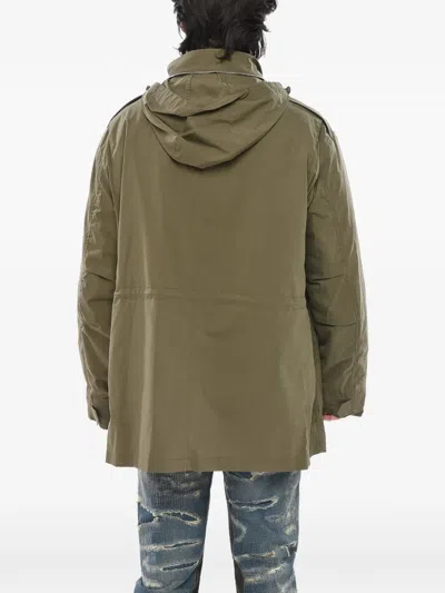 Givenchy Multi-pockets Parka In Green