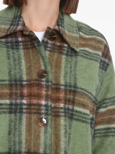 Samsoe & Samsoe Rosalie Checked Overshirt In Multi