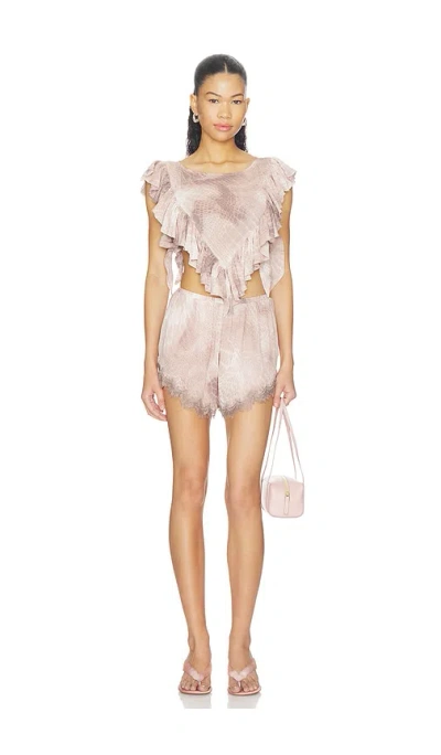 Afrm Cara Top In Brown
