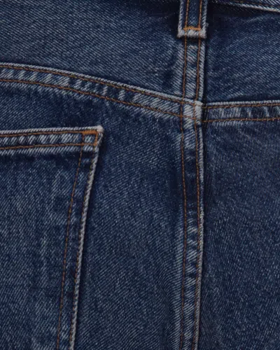 Agolde Jeans Low Rise Boot Combination In Blue