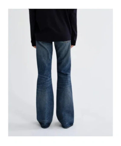 Agolde Jeans Low Rise Boot Combination In Blue