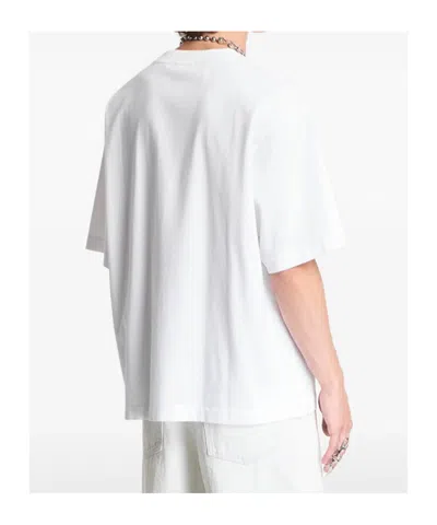 Off-white Cut Here T-shirt In White