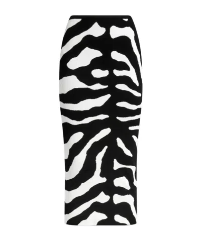 Moschino Patterned Pencil Skirt In Multi