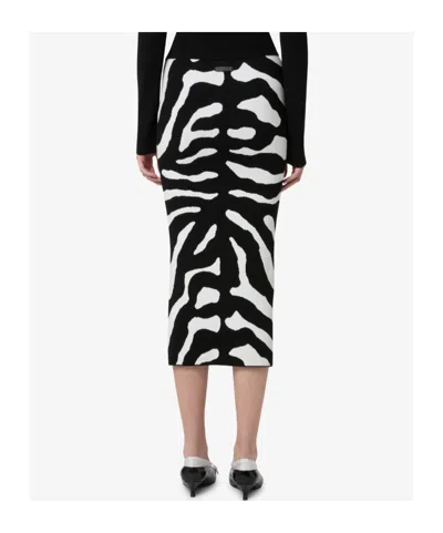 Moschino Patterned Pencil Skirt In Multi