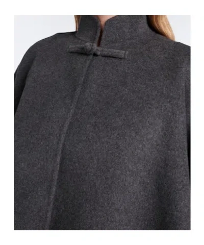 Rohe Pankou Wool And Cashmere-blend Cape In Gray
