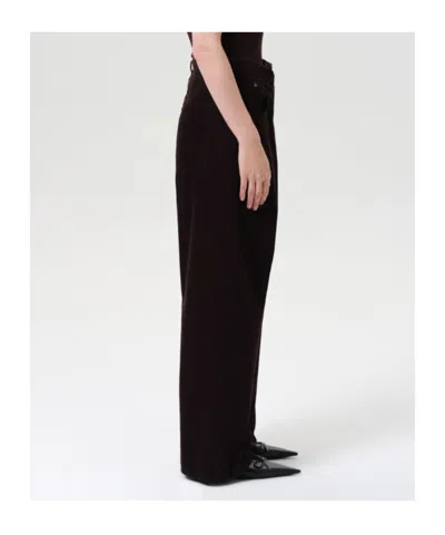 Agolde Low Rise Boot Jeans In Black