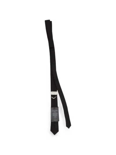 Saint Laurent Monogram Silk Tie In Pattern