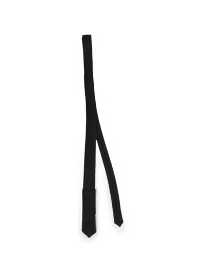 Saint Laurent Monogram Silk Tie In Pattern