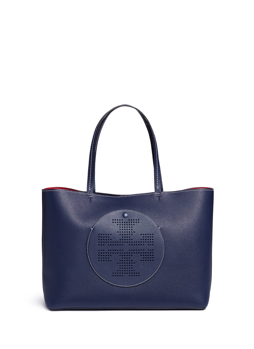 tory burch navy tote