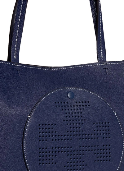 Shop Tory Burch 'perforated Logo' Leather Tote