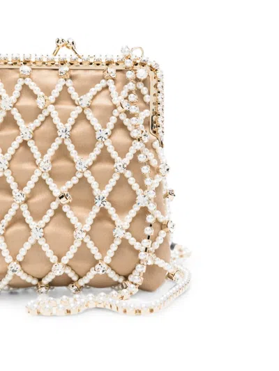 CRYSTAL-EMBELLISHED SHOULDER BAG