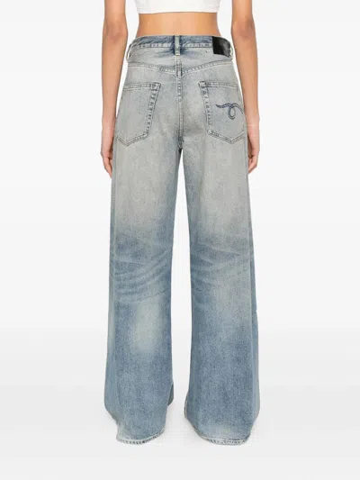 R13 Belt Loop Jeans In Blue