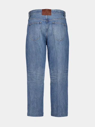 Celine Belt-loop Jeans In Blue