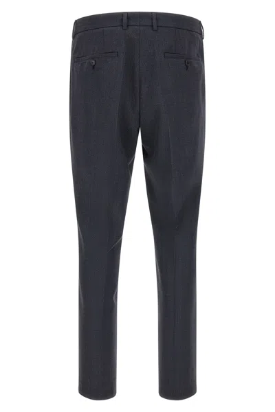 Hugo Boss Micro-texture Single-breasted Suit In Blue