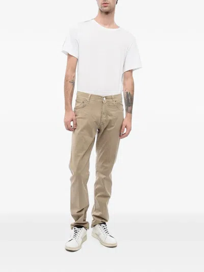 Corneliani Five-pocket Trousers In Neutrals