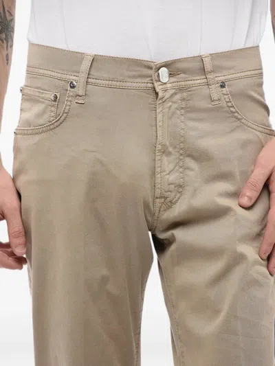 Corneliani Five-pocket Trousers In Neutrals