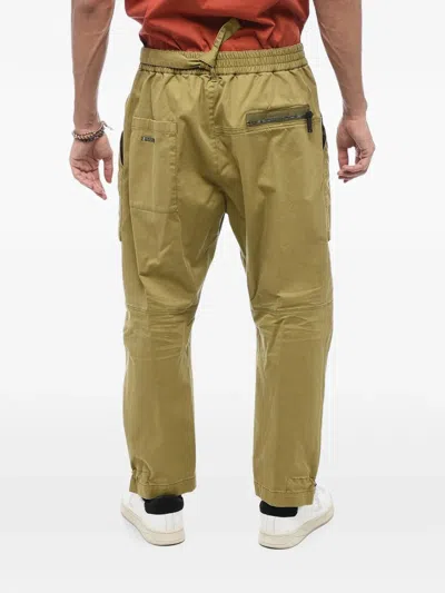 Dsquared2 Multi-pocketed Belted Cargo Pants In Green
