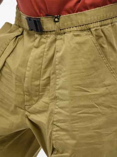 Dsquared2 Multi-pocketed Belted Cargo Pants In Green