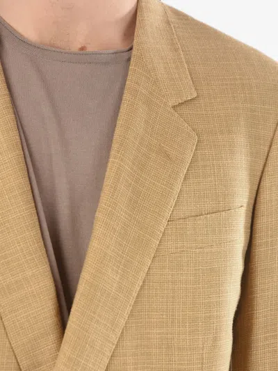 Corneliani Double-breasted Blazer In Neutrals