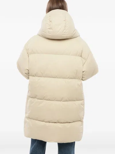 DETACHABLE-HOOD PADDED COAT