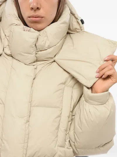 DETACHABLE-HOOD PADDED COAT