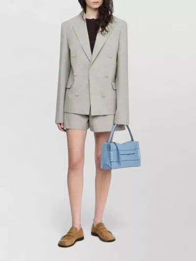Jw Anderson Double Breasted Tailored Jacket Structured Shoulders In Multi