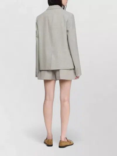 Jw Anderson Double Breasted Tailored Jacket Structured Shoulders In Multi
