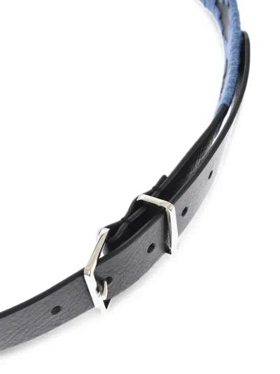 Dsquared2 Logo-debossed Belt In Blue