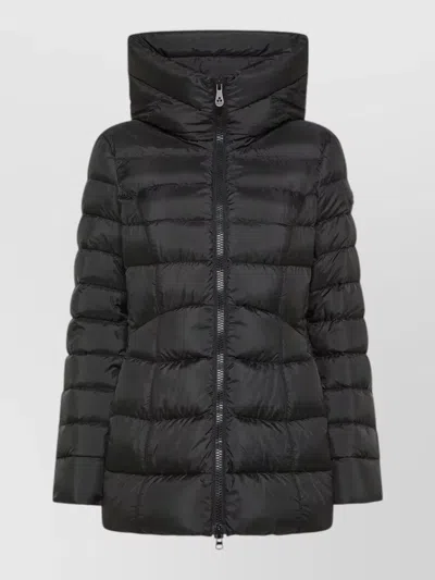 Peuterey Multicolor Technical Nylon Zip-up Jacket In Black