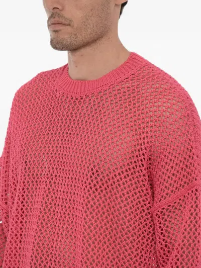 Ramael Openwork Crew-neck Sweater In Multi