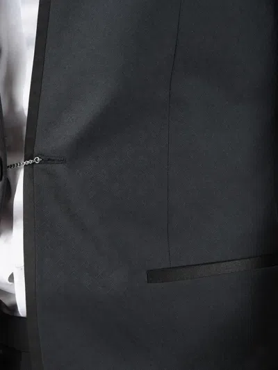 Corneliani Single-breasted Wool Blazer In Blue
