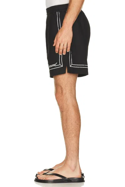 Represent Border Short In Black