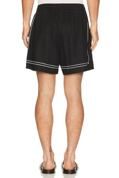 Represent Border Short In Black