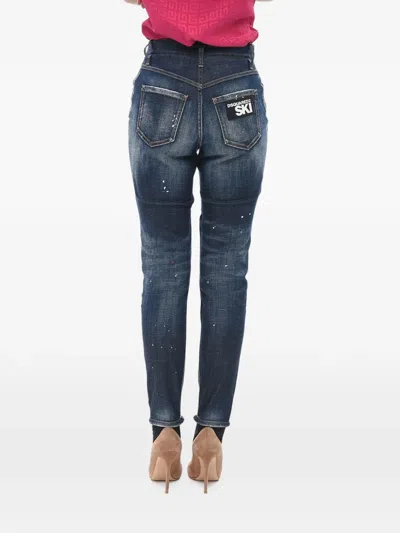 Dsquared2 Ski Stirrup Jeans In Blue